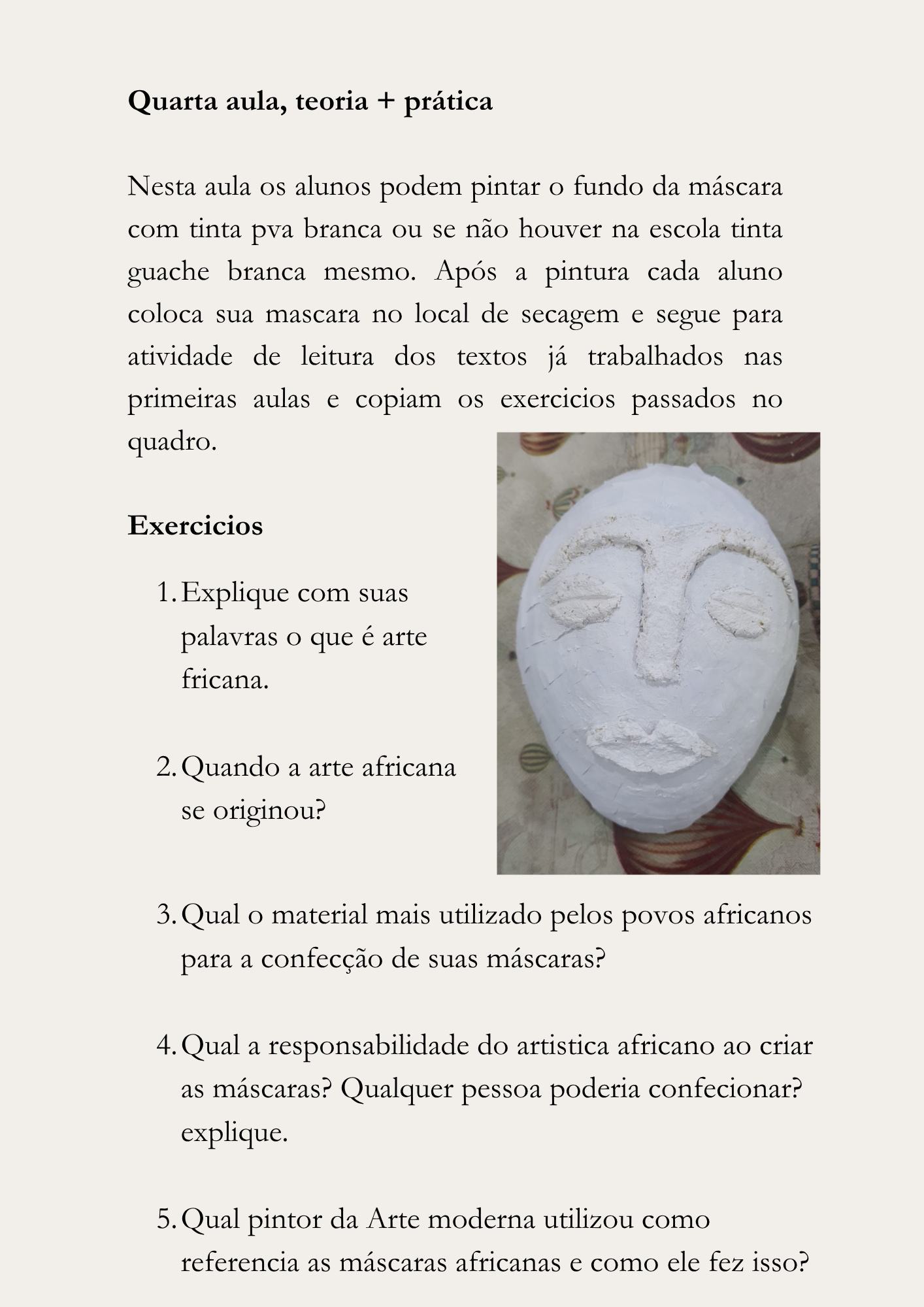 Prévia — 4ª aula: pintura + exercícios
